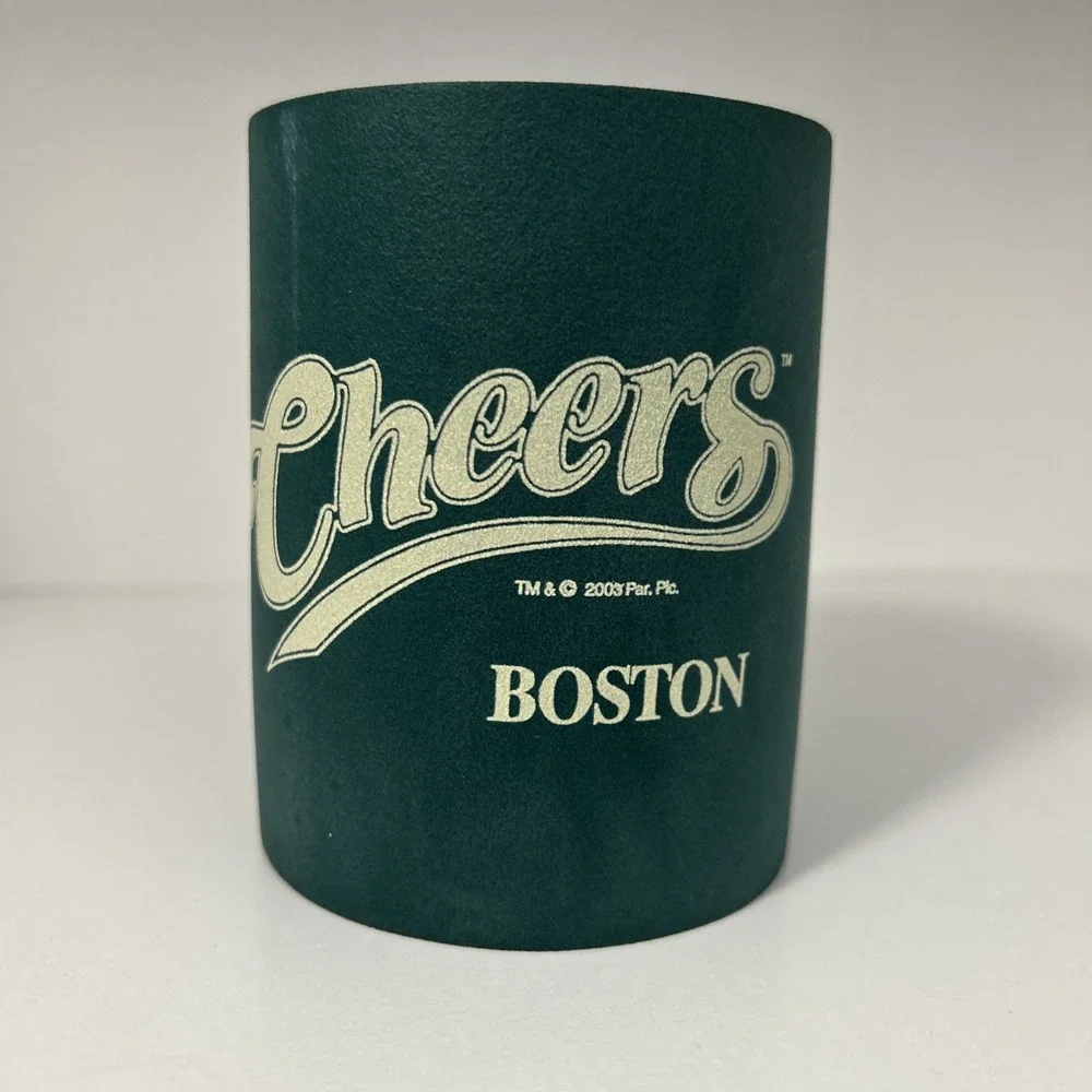 Cheers Pub Bar Beer Boston‎ 2003 Green Koozie 1396